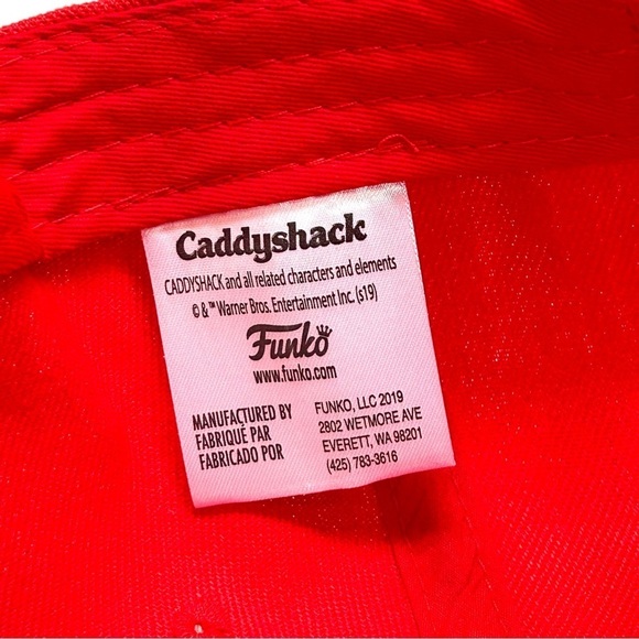 Caddyshack Bushwood Country Club Adjustable Funko Red SnapBack Baseball Cap Hat - Picture 7 of 8